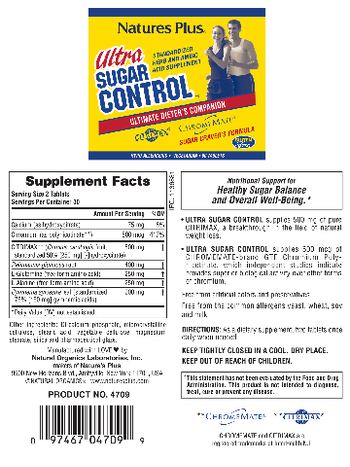 Nature's Plus Ultra Sugar Control - standardized herb and amino acid supplement
