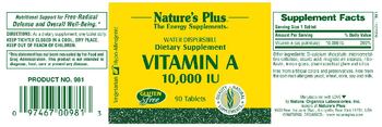 Nature's Plus Vitamin A 10,000 IU - supplement