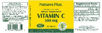 Nature's Plus Vitamin C 500 mg - supplement