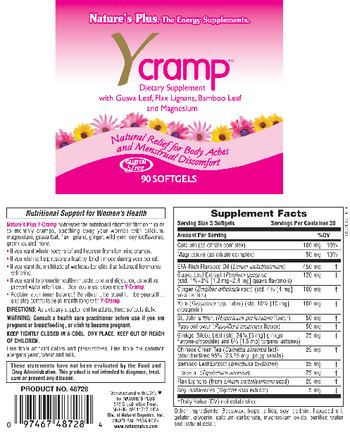 Nature's Plus Y Cramp - supplement