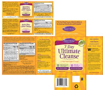 Nature's Secret 7-Day Ultimate Cleanse Multi-Herb Digestion & Detox Support - supplement