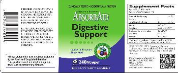 Nature's Sources AbsorbAid Digestive Support - supplement