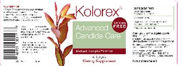 Nature's Sources Kolorex Advanced Candida Care - supplement