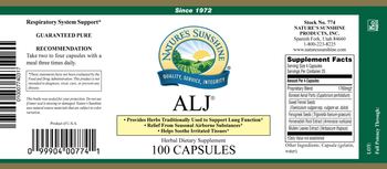 Nature's Sunshine ALJ - herbal supplement