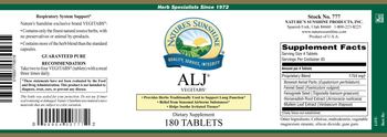 Nature's Sunshine ALJ - supplement