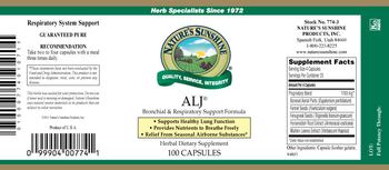 Nature's Sunshine ALJ - herbal supplement