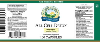 Nature's Sunshine All Cell Detox - herbal supplement