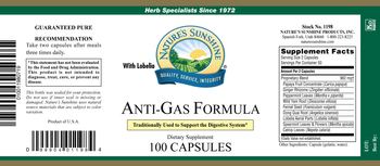 Nature's Sunshine Anti-Gas Formula - supplement