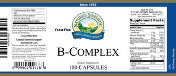 Nature's Sunshine B-Complex - vitamin supplement