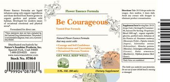 Nature's Sunshine Be Courageous - supplement