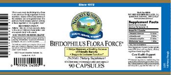 Nature's Sunshine Bifidophilus Flora Force - probiotic supplement