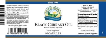 Nature's Sunshine Black Currant Oil - supplement