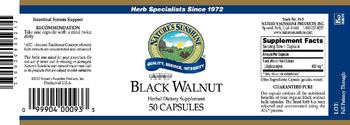 Nature's Sunshine Black Walnut - herbal supplement
