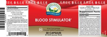 Nature's Sunshine Blood Stimulator - chinese herbal supplement
