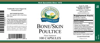 Nature's Sunshine Bone/Skin Poultice - supplement