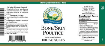 Nature's Sunshine Bone/Skin Poultice - herbal supplement