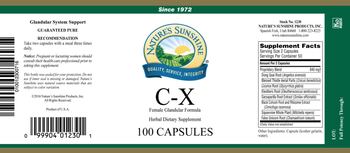 Nature's Sunshine C-X - herbal supplement