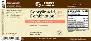 Nature's Sunshine Caprylic Acid Combination - supplement