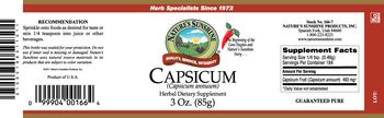 Nature's Sunshine Capsicum - herbal supplement