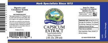 Nature's Sunshine Capsicum Extract - supplement