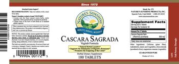 Nature's Sunshine Cascara Sagrada - herbal supplement