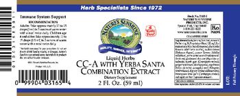 Nature's Sunshine CC-A With Yerba Santa Combination Extract - supplement