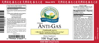 Nature's Sunshine Chinese Anti-Gas - chinese herbal supplement