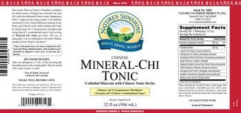 Nature's Sunshine Chinese Mineral-Chi Tonic - supplement