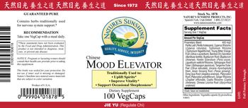 Nature's Sunshine Chinese Mood Elevator - supplement