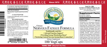 Nature's Sunshine Chinese Nervous Fatigue Formula - supplement