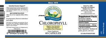 Nature's Sunshine Chlorophyll - supplement