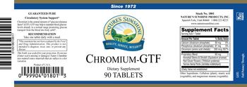 Nature's Sunshine Chromium-GTF - supplement