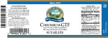 Nature's Sunshine Chromium-GTF - mineral and herbal supplement