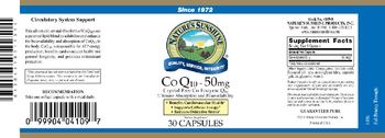 Nature's Sunshine Co Q10 - 50 mg - supplement