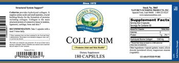 Nature's Sunshine Collatrim - supplement
