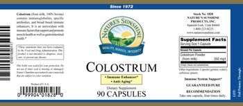 Nature's Sunshine Colostrum - supplement