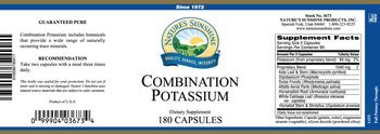 Nature's Sunshine Combination Potassium - supplement
