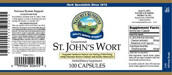 Nature's Sunshine Concentrated St. John's Wort - healthy supplement