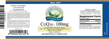 Nature's Sunshine CoQ10 - 100 mg - supplement