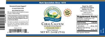 Nature's Sunshine Coral Calcium with Naturally-Occurring Magnesium - supplement