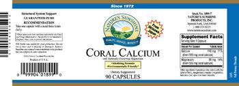 Nature's Sunshine Coral Calcium With Naturally-Occurring Magnesium - supplement