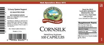 Nature's Sunshine Cornsilk - herbal supplement