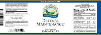 Nature's Sunshine Defense Maintenance - supplement