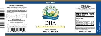 Nature's Sunshine DHA - supplement
