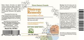 Nature's Sunshine Distress Remedy - supplement