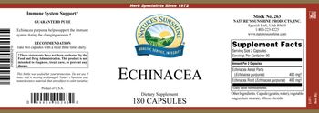 Nature's Sunshine Echinacea - supplement