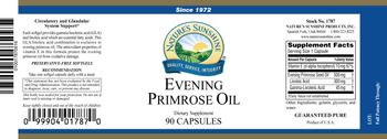 Nature's Sunshine Evening Primrose Oil - supplement