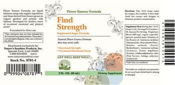 Nature's Sunshine Find Strength - supplement