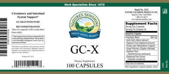 Nature's Sunshine GC-X - supplement