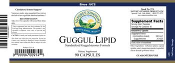 Nature's Sunshine Guggul Lipid - supplement